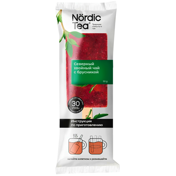 “NORDIC TEA” drink concentrate coniferous tea with lingonberries “NORDIC TEA” drink concentrate coniferous tea with lingonberries